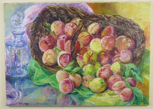 Natura morta quadro olio - quadro,
