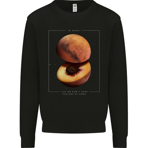 Felpa uomo mars con - mars, pesche