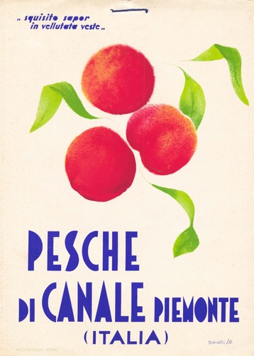 Locandina pesche canale - "pesche, di