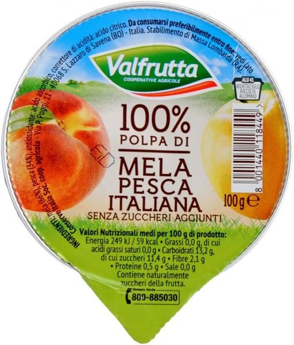 Polpa mela porzioni - polpa,