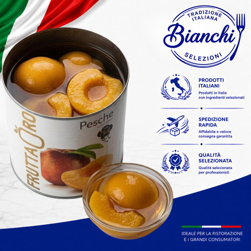 Pesche allo sciroppo frutta - allo,
